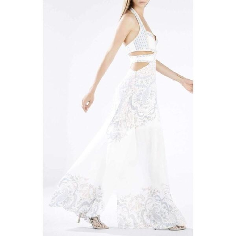 White BCBG MAXAZRIA Gown - Host Pick! - Picture 3 of 8